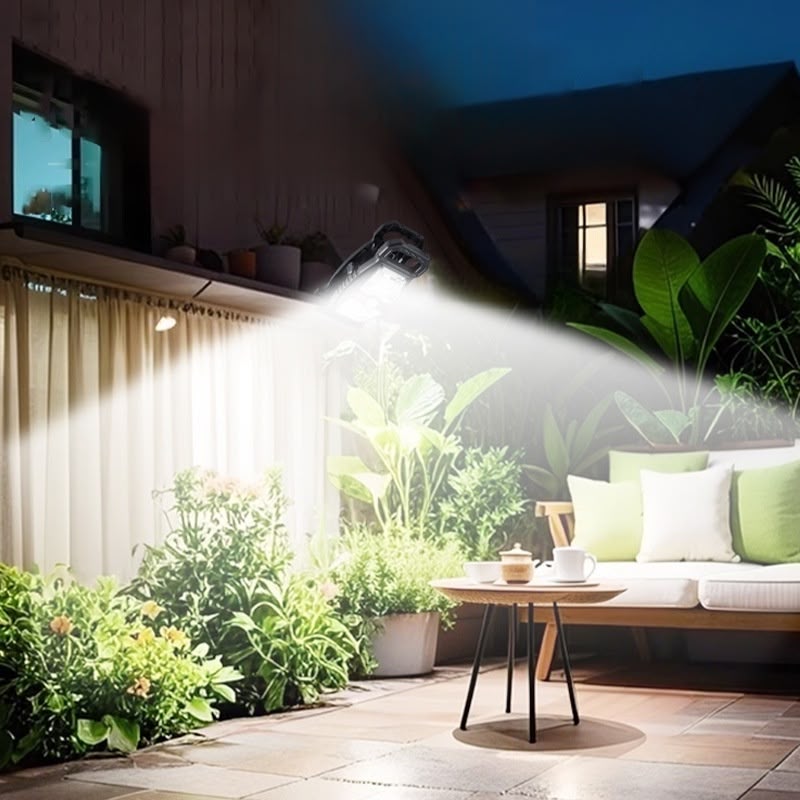 ¡Oferta 3x1! lámpara solar con clip y sensor de movimiento