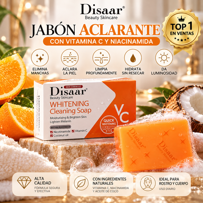 Disaar – Jabón Aclarante con Vitamina C y Niacinamida