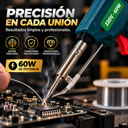Pistola de Soldar Automática 5 en 1 – Soldadura Fácil con Una Sola Mano