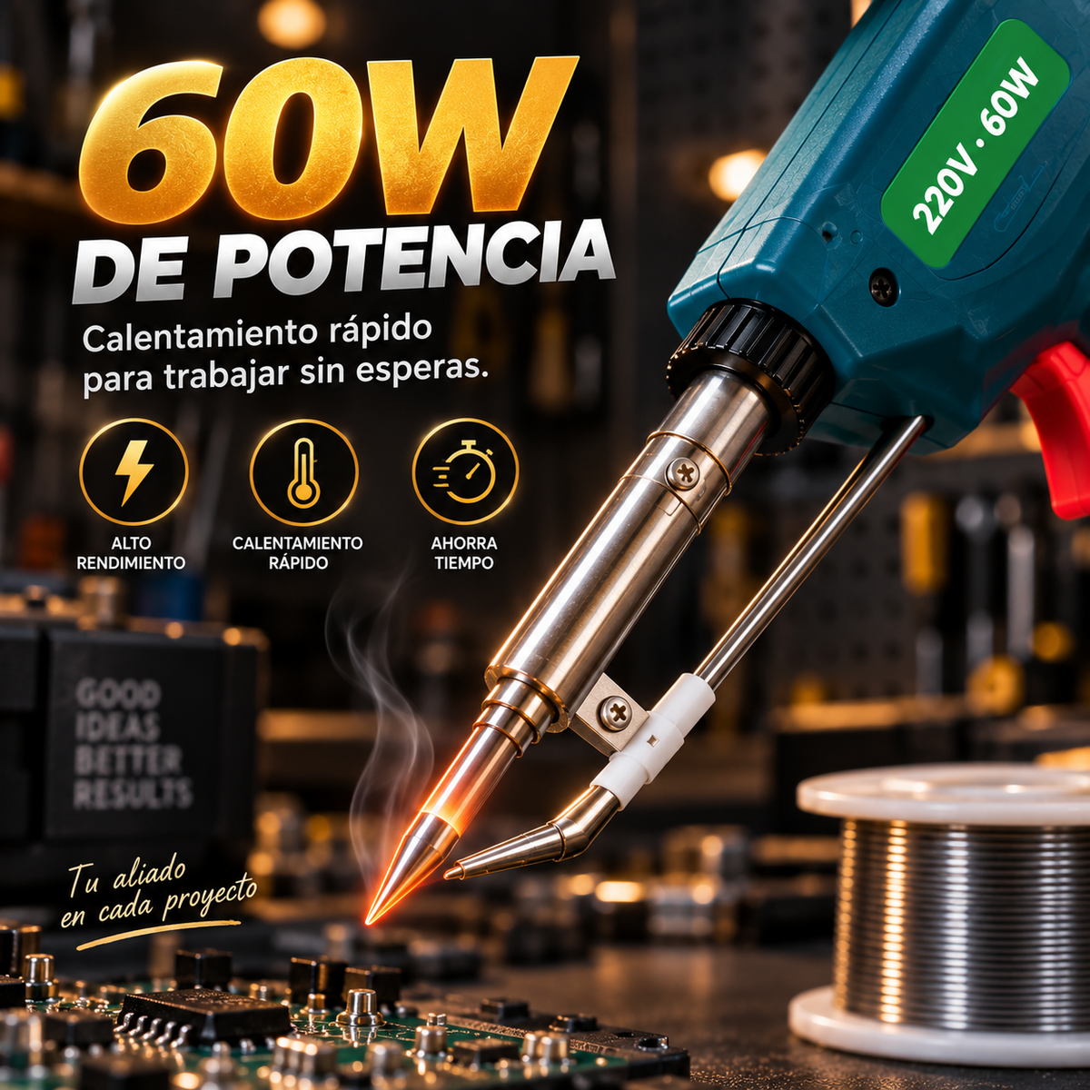 Pistola de Soldar Automática 5 en 1 – Soldadura Fácil con Una Sola Mano