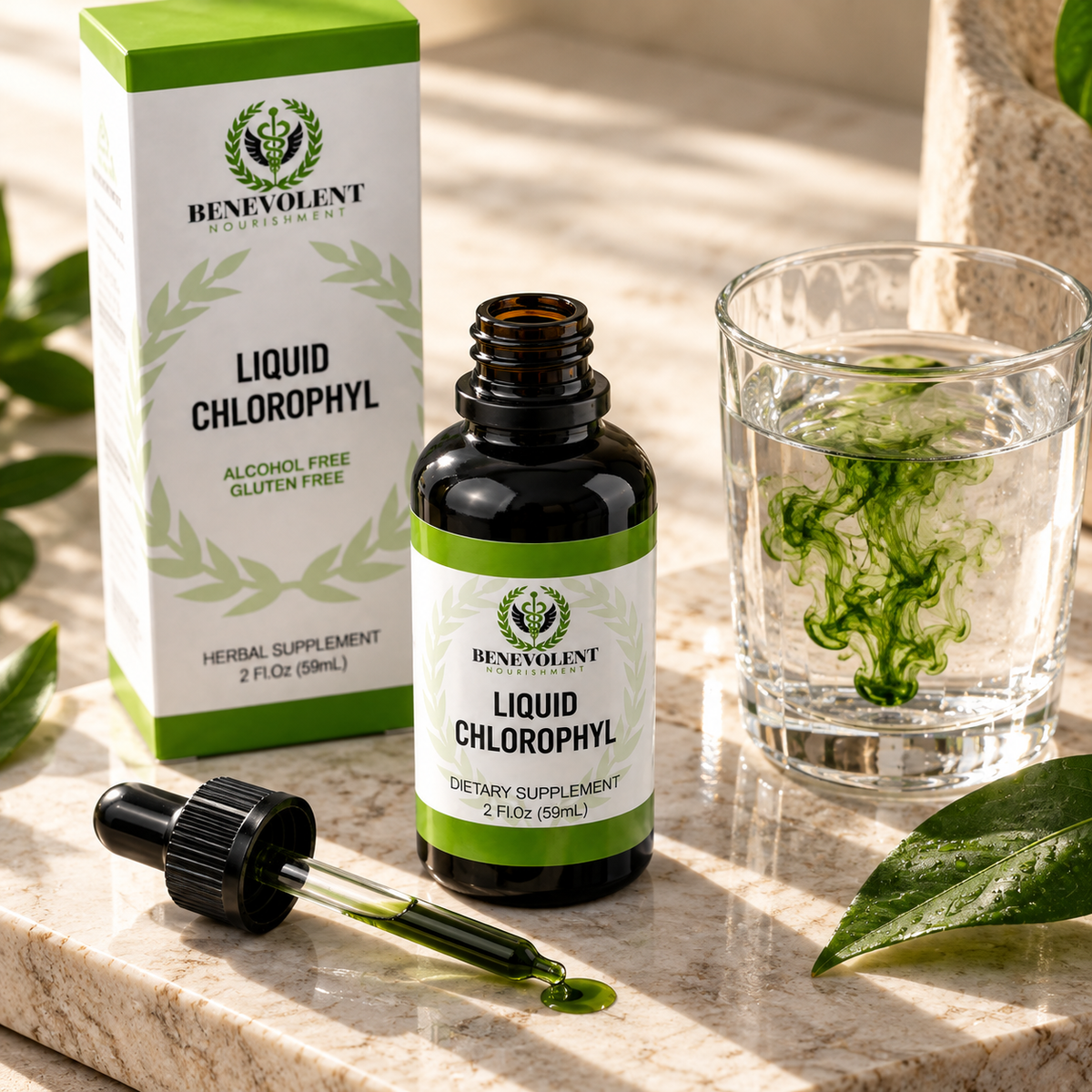 Clorofila Líquida Benevolent™ – Bienestar y Frescura Desde Adentro
