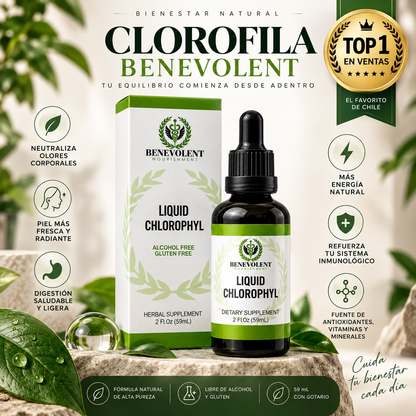 Clorofila Líquida Benevolent™ – Bienestar y Frescura Desde Adentro