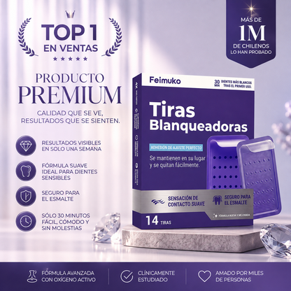 Tiras Blanqueadoras Feimuko: Una Sonrisa Más Blanca Desde Casa