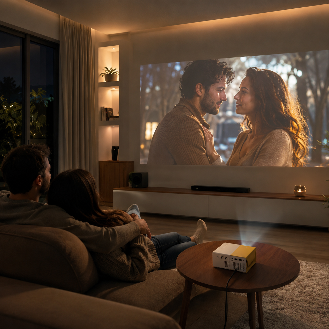 Mini Proyector LED: Disfruta una Pantalla Gigante en Casa