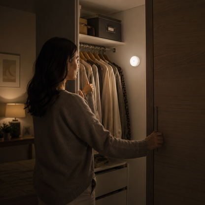 Luz LED automática con sensor de movimiento