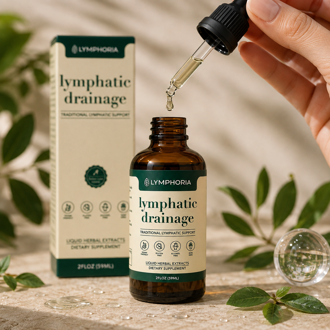 LYMPHORIA™ — Drenaje Linfático & Equilibrio de Líquidos