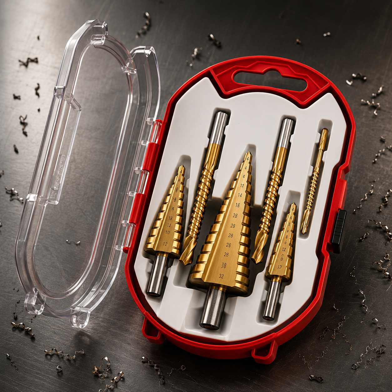 TitanDrill Pro™ | Set de Brocas Escalonadas 6 en 1