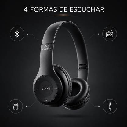 SoundFlex P47™ – Audífonos Bluetooth 4 en 1