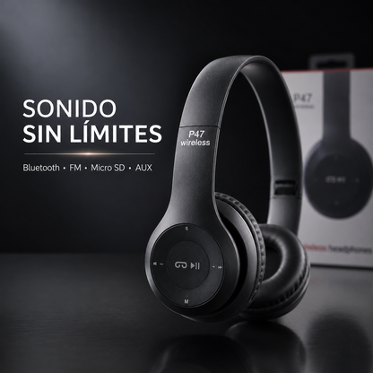 SoundFlex P47™ – Audífonos Bluetooth 4 en 1