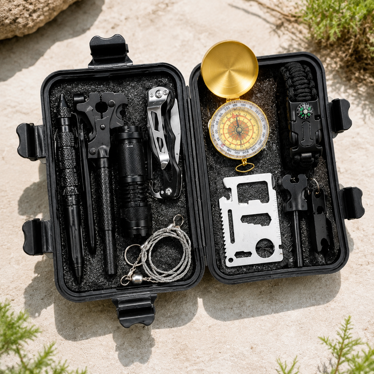 Kit de Emergencia Multifuncional 12 en 1