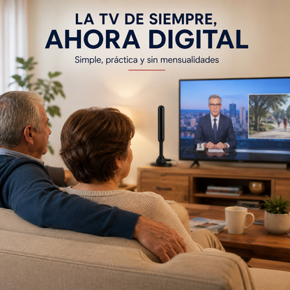 Antena Digital HDTV 360° – TV Abierta Sin Mensualidades