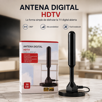 Antena Digital HDTV 360° – TV Abierta Sin Mensualidades