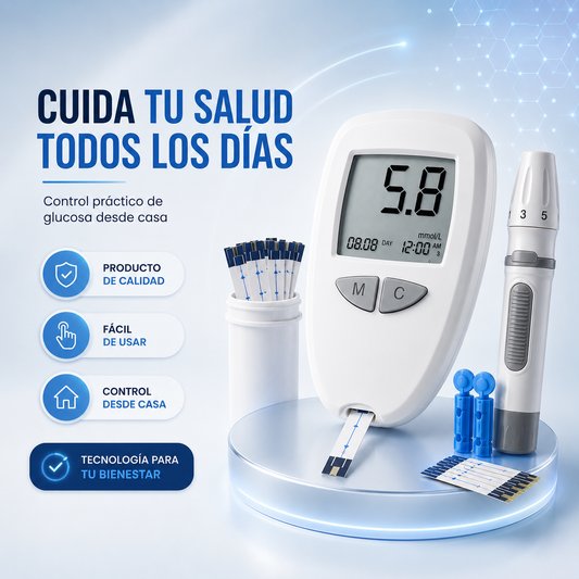 Monitor de Glucosa Digital | Control Fácil y Rápido desde Casa