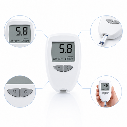 Monitor de Glucosa Digital | Control Fácil y Rápido desde Casa