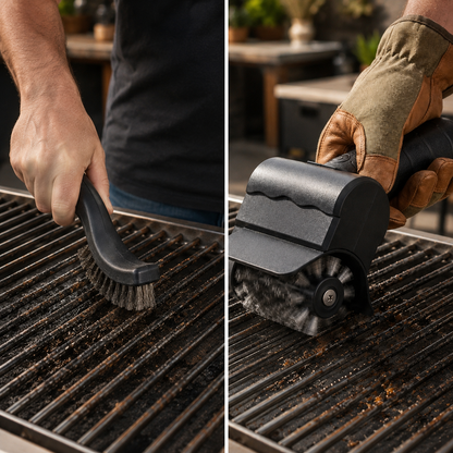GrillClean Pro — Cepillo Eléctrico para Parrillas