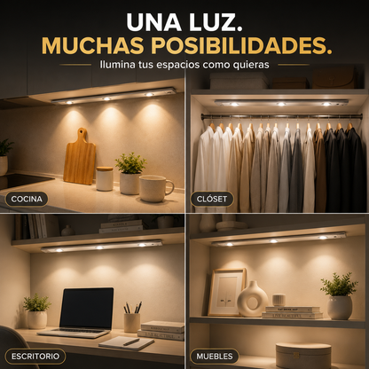 Luz LED Inalámbrica 50 cm | Ilumina y Transforma tus Espacios