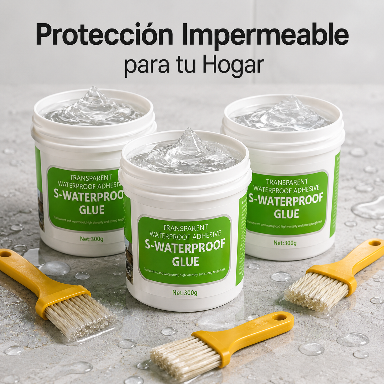 Pack 3 Selladores Impermeables Transparentes | Repara Filtraciones, Grietas y Humedad Fácilmente