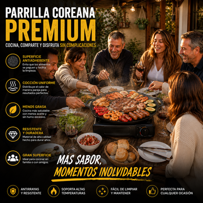 Plancha Antiadherente Multifuncional | Cocina Rápida, Uniforme y Sin Complicaciones