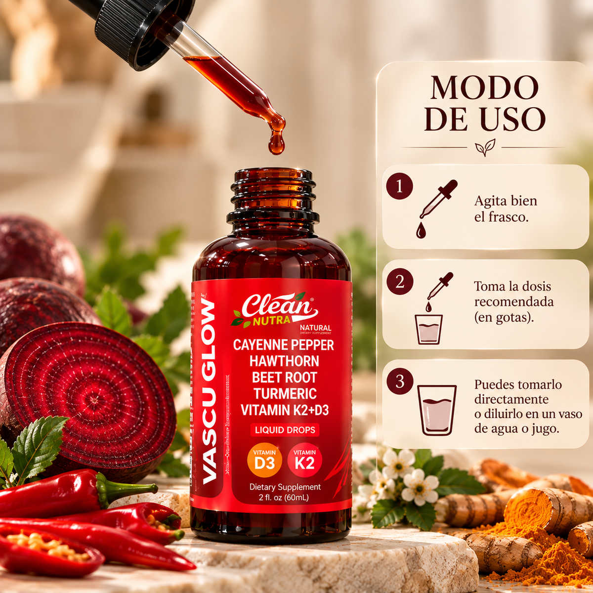 Vascu Glow – Circulación y Vitalidad