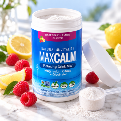 MAXCALM – Magnesio Citrato + Glicinato | Bienestar para tu día