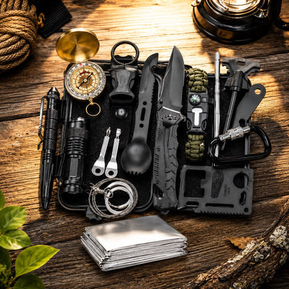 Kit Herramientas De Supervivencia Campin