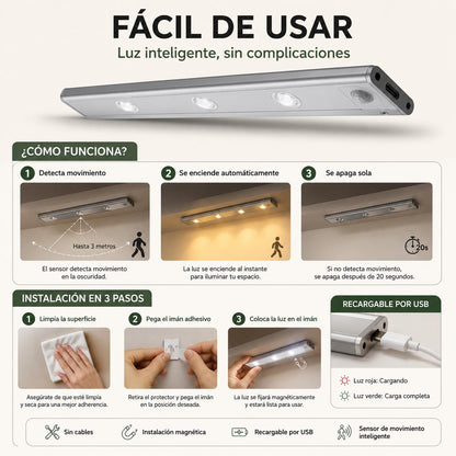Barra Led con sensor