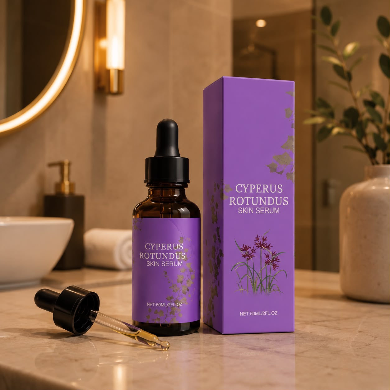 PACK serum natural, para retrasar crecimiento del vello.