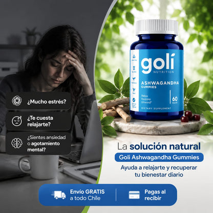 Recupera Tu Calma | Pack 2 Meses Goli Ashwagandha