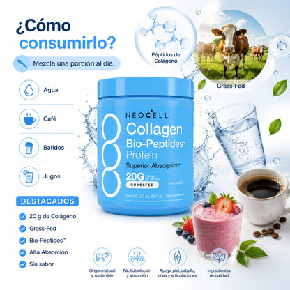✨ Recupera Tu Belleza Natural | NeoCell Collagen Bio-Peptides™