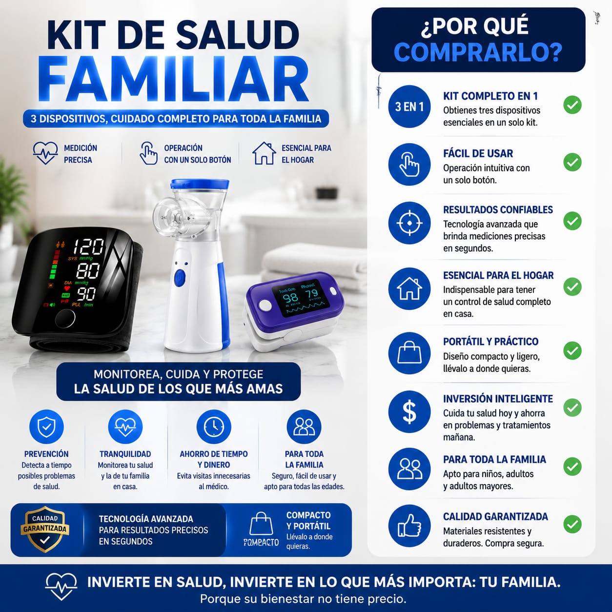 El Kit Médico Familiar que Todo Hogar Debería Tener | Monitorea tu Salud en Minutos