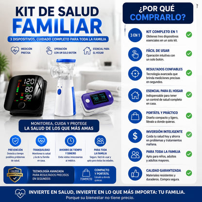 El Kit Médico Familiar que Todo Hogar Debería Tener | Monitorea tu Salud en Minutos