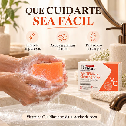 Disaar – Jabón Aclarante con Vitamina C y Niacinamida